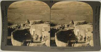Gideon's battlefield and Hill of Moreh, N. from Jezreel, Palestine.