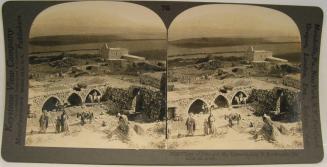 Village of Nain and Mt. Tabor - looking N. E. - Palestine.