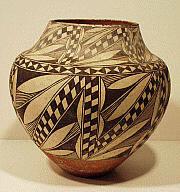 Jar (Olla) with Abstract and Checkerboard Designs