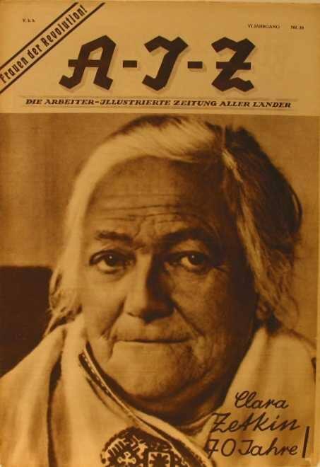 Clara Zetkin 70 Jahre