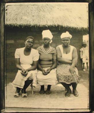 Kulaso Whiskey's Three Wives, Maria Vinti, Sarah January and Shika Francisco, Mozambican Refugee Camp, Nyanuthuthu, Malawi
