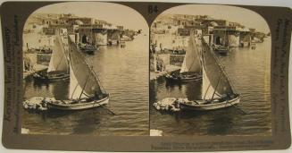 Tiberias, a town of Jewish fishermen. Sea of Galilee, Palestine, (from the southeast).