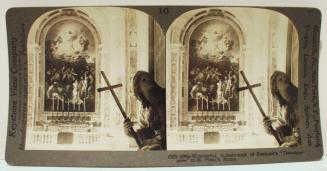 Wonderful mosaic - copy of Raphael's Transfiguration, St. Peter's Church, Rome