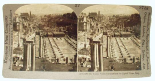 The Roman Forum - southeast from the Capitol, Rome