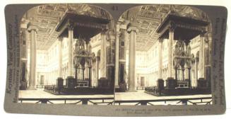 The splendid altar of St. Paul's - presented to Pius IX by an infidel, Rome