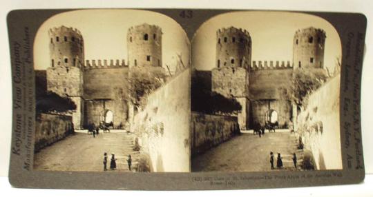 Gate of St. Sebastian - the Porta Appia of the Aurelian Wall, Rome