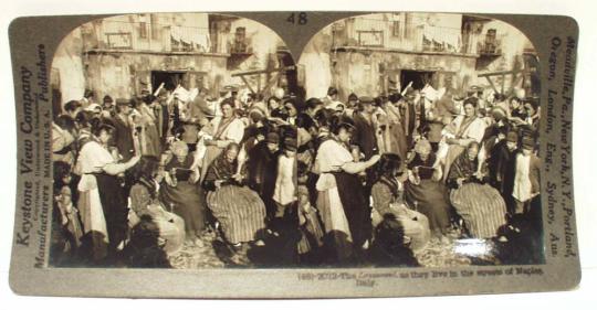 The Lazzaroni as they live in the streets of Naples