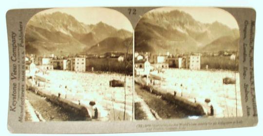 Marble blocks from the famous quarries, the world's best marble for art sculptures, at railway station, Carrara