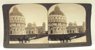 Three architectural gems - "fortunate in their solitude and society" - Baptistery, Cathedral and Campanile, Pisa