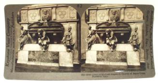 Tomb of Michelangelo - the great master - Church of Santa Croce, Florence