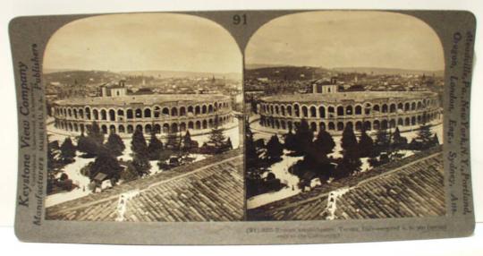 Roman Amphitheater, Verona, Italy - erected A.D. 260 - second only to the Colosseum