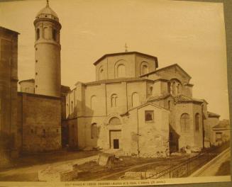 Basilica,circular tower to left of image