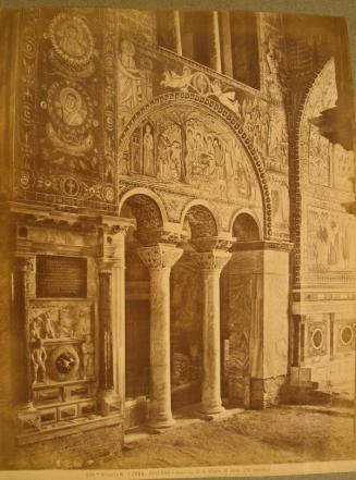 Basilica di S, Vitale, interior lavishly decorated with mosaics.