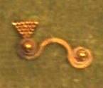 Ear Ornament with spirals and dangle