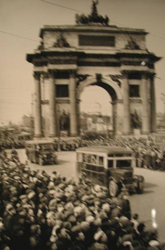 Reception for Foreign Dignitaries, Triumph Arch, near Belarus Station, Moscow