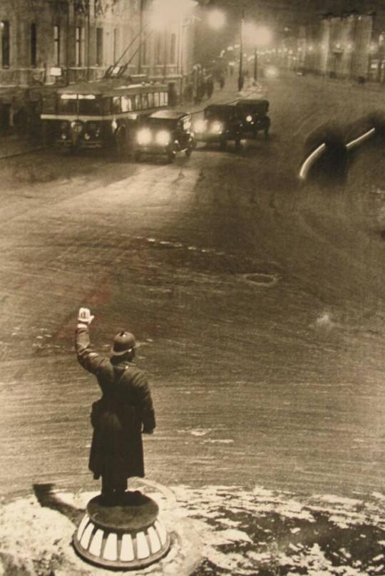 Traffic Policeman on Old Arbat Street, Moscow