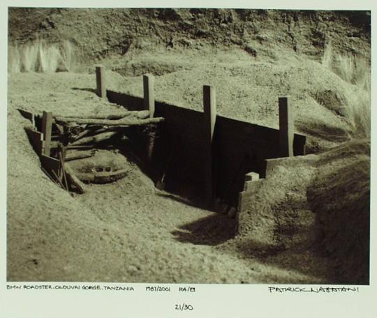 BMW Roadster, Olduvai Gorge, Tanzania