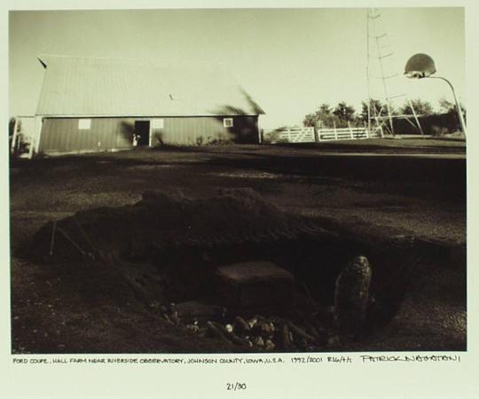 Ford Coupe, Hall Farm near Riverside Observatory, Johnson County, Iowa, U.S.A.