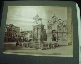 Campo dei SS.  Giovanni e Paolo col Monumento al Generale Colleoni dell Verrocchio