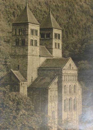Towers and East Front, Abbey Murbach, Alsace