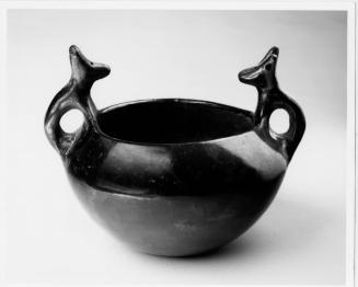 Bowl with Animal Form Handles
