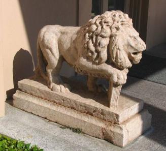 Pair of Figures of Lions