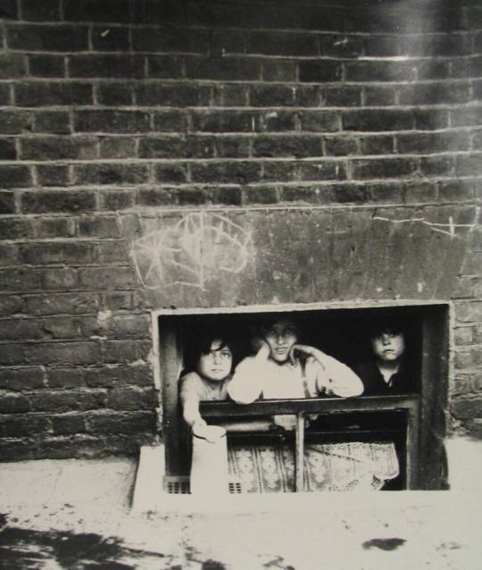 Basement window in Stepney