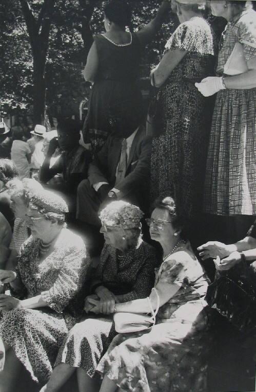 Group at President John Kennedy's Speech, Philadelphia