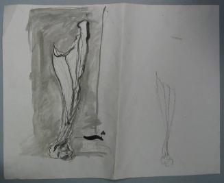 Study for Torn and Twisted Curtain