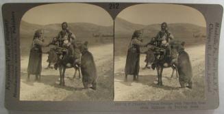 Country Circus Troupe with Dancing Bear from Balkans, on Turkish Road