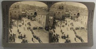 Bethlehem of Judea, the Birthplace of Jesus-West from Church of Nativity, Palestine