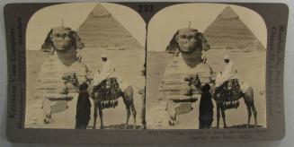 Great Sphinx of Gizeh, the largest Royal Portrait ever Hewn, Egypt.