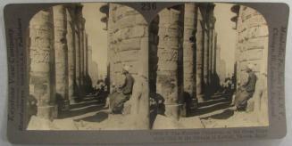 The Famous Colonnade of the Great Hypo- / style Hall in the Temple of Karnak, Thebes, Egypt.