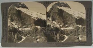 Mount Elliot and Jervois Glacier, from McKinnon's Pass (6,200 ft.), New Zealand.