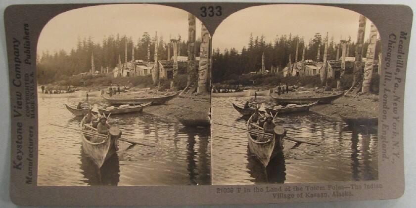 In the Land of the Totem Poles-The Indian Village of Kasaan, Alaska ...