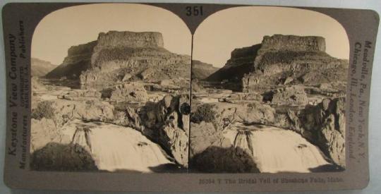 The Bridal Veil of Shoshone Falls, Idaho.