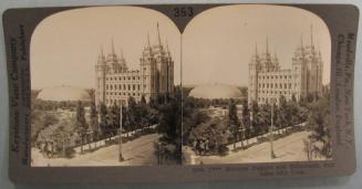 Mormon Temple and Tabernacle, Salt Lake City, Utah.