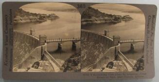 Reclaiming Vast Areas by Irrigation-Great Roosevelt Dam, near Phoenix, Arizona.