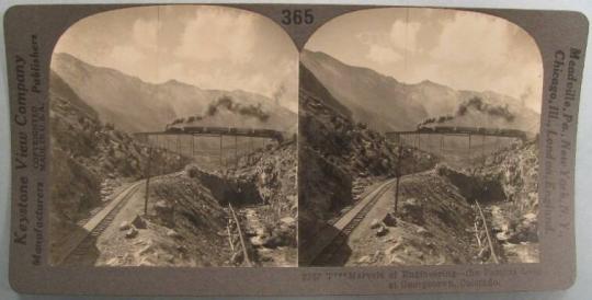 Marvels of Engineering-the Famous Loop at Georgetown, Colorado.