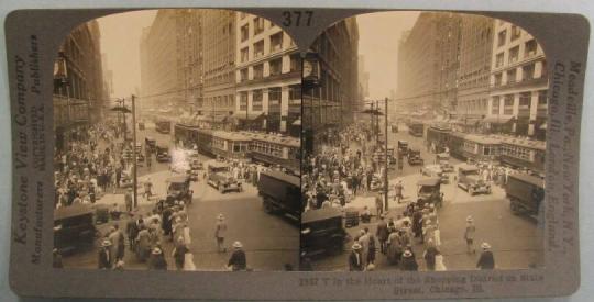 In the Heart of the Shopping District on State Street, Chicago, Ill.