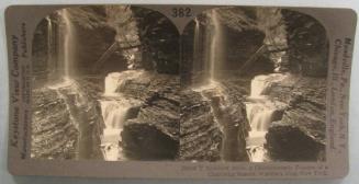 Rainbow Falls, a Characteristic Feature of a Charming Resort, Watkin's Glen, New York.