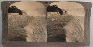 Niagra from Prospect Point, Looking toward Horseshoe or Canadian Falls, Niagra Falls, N.Y.