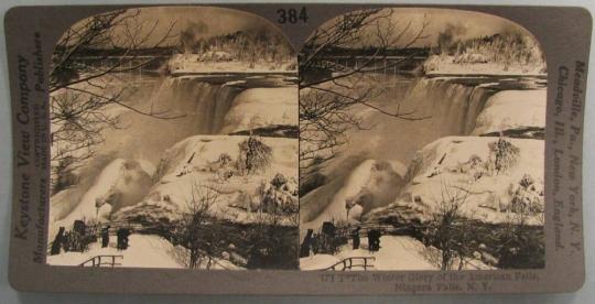 The Winter Glory of the American Falls, Niagra Falls, N.Y.