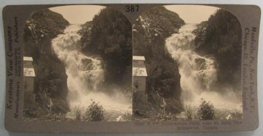 Ouiatchouan Falls, near St. John, New Brunswick, Canada.