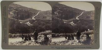 The lower Road to Bethany, southeast from Jerusalem, Palestine.