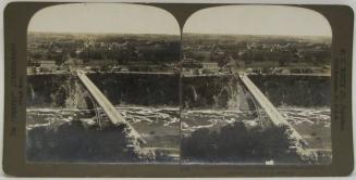 Upper Steel Arch Bridge, from Observation Tower, Niagra Falls, N.Y.