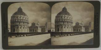 Baptisery, Cathedral and Leaning Tower, Pisa, Italy.