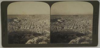 General View of Classic Athens from Lycabettus Hill, Greece.