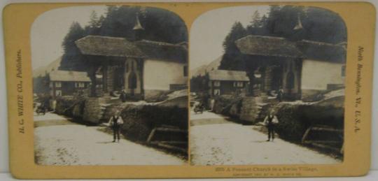 A Peasant Church in a Swiss Village.