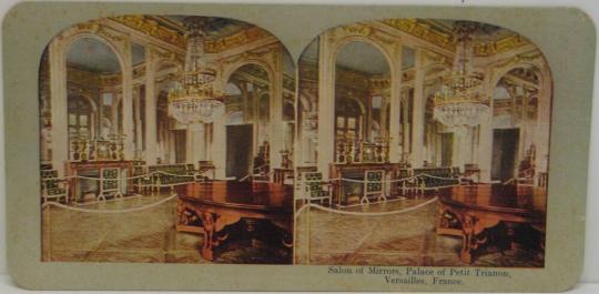 Salon of Mirrors, Palace of Petit Trianon, Versailles, France.